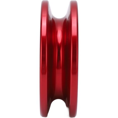 Anillo de rescate para cabrestante con resistencia a la rotura de 41000 lb, compatible con grilletes blandos de 7/16" y 1/2" y cuerdas de 3/16", 1/4" y 3/8", color rojo.