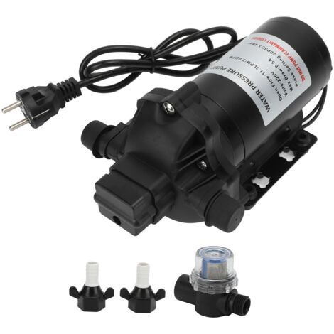 Pompe à membrane 220V 11,3 LPM 50 PSI – Auto-amorante pour lavage de voiture et irrigation – Moteur en cuivre – Installation 360° - 50psi (1/5)