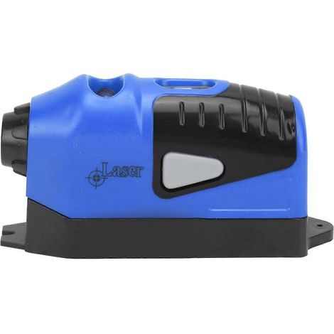 Laser-ABS-Wasserwaage 90° vertikal, Infrarot, tragbar, handlich, 650 mm, blau