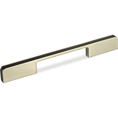Bügelgriff LINA BA 160/192/224 mm Edelstahloptik/schwarz (1/3)