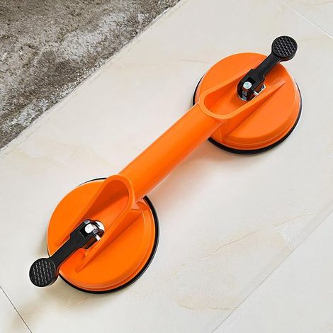 Staubsauger mit Saugnäpfen, ausgestattet mit 2 Saugnäpfen und einem ergonomischen Griff Maximale Tragfähigkeit: 80 kg 118 mm Tragbarer Staubsauge (1/5)