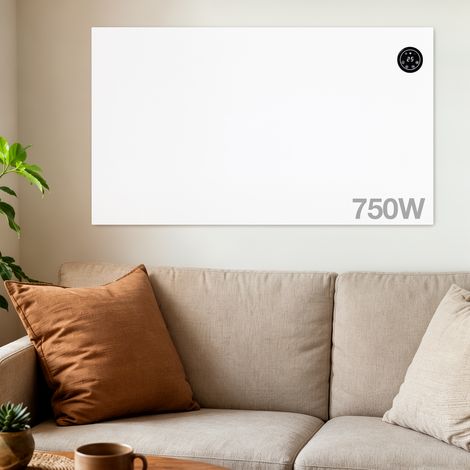 TolleTour Hybrid-Infrarotheizung 750 W WLAN App Fernbedienung Touch Wand & Standheizung (1/5)