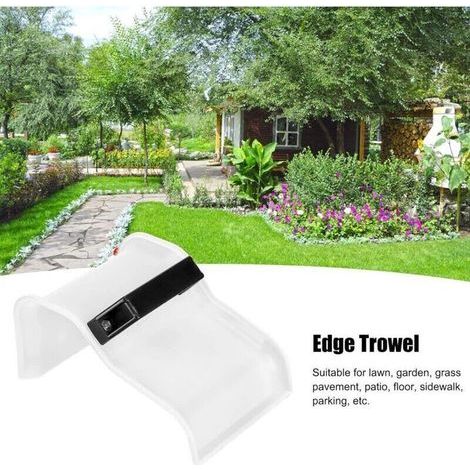 Truelle à Béton pour Bordures de Jardin – Outil de Moulage Professionnel avec Poignée Ergonomique pour Chemins et Aménagements Paysagers (1/5)