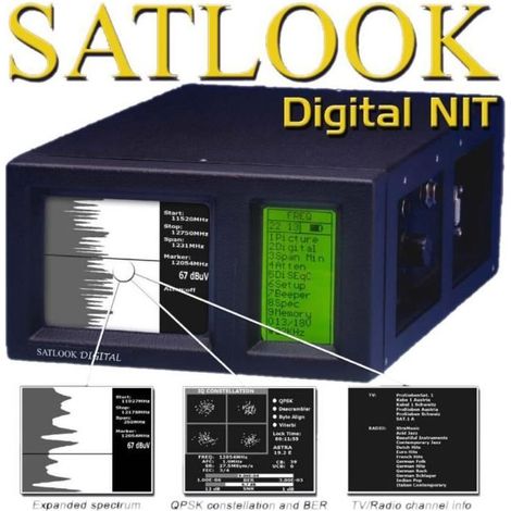 Mesureur de Champ Satellite Satlook Digital NIT