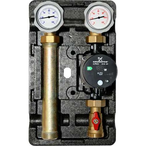 Meibes Pumpengruppe UK 1'' 66811 mit Alpha2 25-60 180 (1/2)