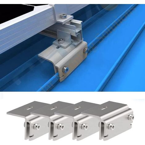 4 x Stainless Steel Roof Mounting Clips (1/5)