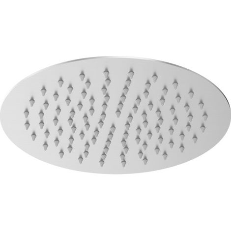 Tête de Douche Extra-Fin O'DESIGN Ronde D30cm Inox Nickel Brossé Gris - 2019NB (1/2)