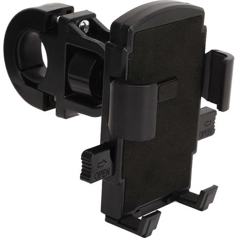 Support de téléphone pour moto avec mécanisme de dégagement rapide, coussinet en silicone et fixation pour guidon pour téléphones de 4,7 à 6,7 pouces