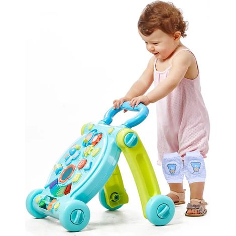 Genouilleres Bebe - Protection Genoux Pour Ramper Et Marcher - Respirantes Extensibles Douces - Taille Unique Unisexe - Lot De 2 (1/5)