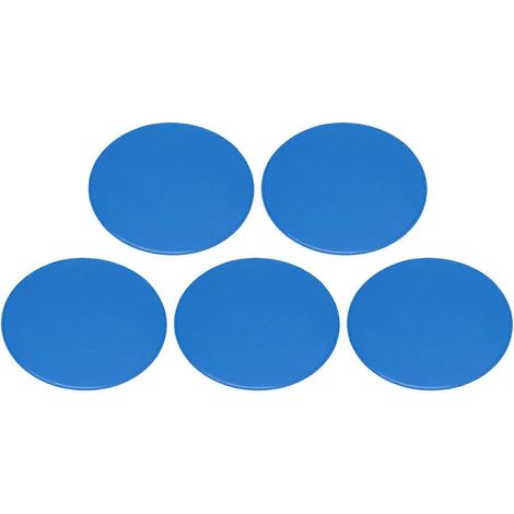 Lot de 5 cônes plats de football, disques marqueurs, obstacles d'entraînement, tapis de marquage de tennis, accessoires d'entraînement (1/5)