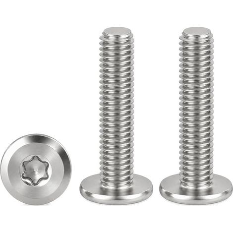 Vis Torx Inox M5x30mm, 20 Pièces Vis à Tête Plate MéCaniques (1/5)
