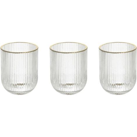 TOGNANA Set 3 Bicchieri Eclipse Filo Oro (1/3)