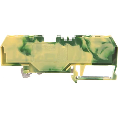 Connettore di protezione per sbarra collettiva a 4 fili, 4 mm², giallo-verde, codice 281-657