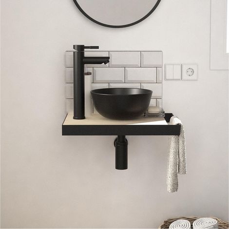 SOHO Slimline Waschbecken + Becken + Wasserhahn