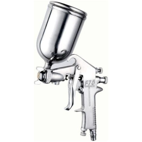 Pistolet à peinture à ventouse avec buse en acier inoxydable de 1,5 mm et capacité de 400 ml - Outil de peinture pour meubles de voiture, voiture