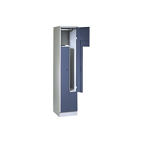 Taquilla en Z München  1 sección  A 400 mm  puertas en gris