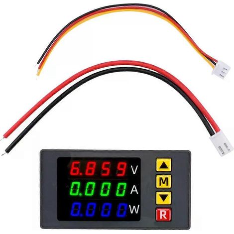 Für 00001000W 4-Bit LED Digitalvoltmeter, Amperemeter, Wattmeter, Strom- und Energiemesser, Detektor, Tester, Netzteil-JXLGV