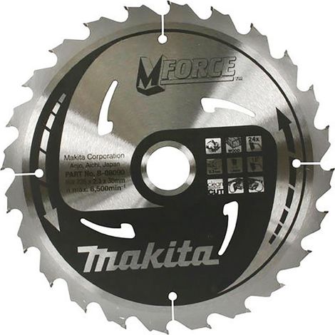 Makita Hoja de Sierra Circular TCT B-07939 CSC X 18016 G 2.0, herramienta de precisión para cortes en diversos materiales, diseño resistente, tecnología avanzada, color multicolor.