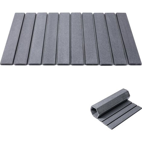 Tapis de Séchage Vaisselle en Pierre 59x39 cm - Plateau Absorbant Pliable pour Évier de Cuisine - Accessoire de Comptoir Anti-Dérapant (1/5)
