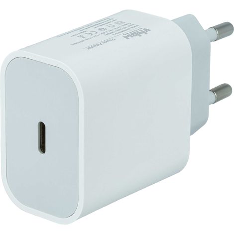 vhbw Netzteil / Ladegerät kompatibel mit Samsung Galaxy S10, S20, S9 Elektrogeräte - USB-C Netzadapter 5 / 9 / 12V 20W (1/5)
