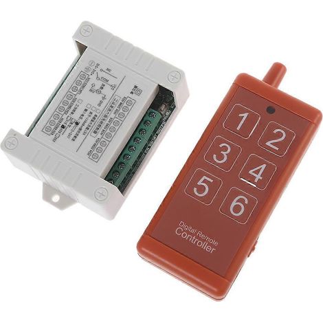 Télécommande sans fil émetteur récepteur radio interrupteur à distance (1/4)