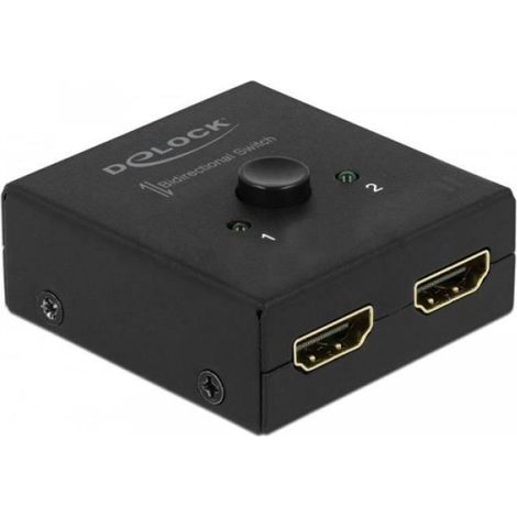 Switch HDMI - 2 Entrées 1 Sortie - Bidirectionnel - 4K 60 Hz - Compact - 1 Pièce