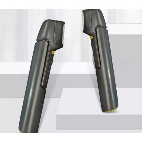 Tondeuse à cheveux et appareil de soin corporel en titane à micro-touches, rechargeable et éclairée (1/5)