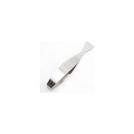 Pinzas de cocina, pinzas de barbero, pinzas para pescado, acero inoxidable, 13 cm, curvas - Crezuo
