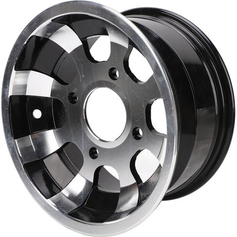 Yctze Moyeu de Roue de Remplacement pour VTT, Roue en Alliage D'aluminium de 10 Pouces avec Look élégant et des Performances Améliorées pour Quad, Go Kart, (Largeur Avant 140 (1/5)