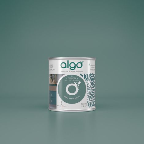 Peinture pour Meuble - Bleu vert Coquet - 0.5L / Mat