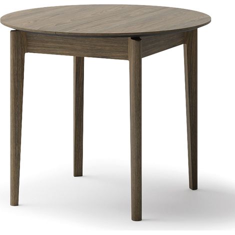 Selsey Plot – Ausziehbarer Esstisch Dunkle Eichenholzoptik 90–210x90 cm