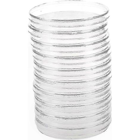Packung mit 10 sterilen Kunststoff-Petrischalen (90 x 15 mm) für Bakterien- und Hefekulturen (1/5)