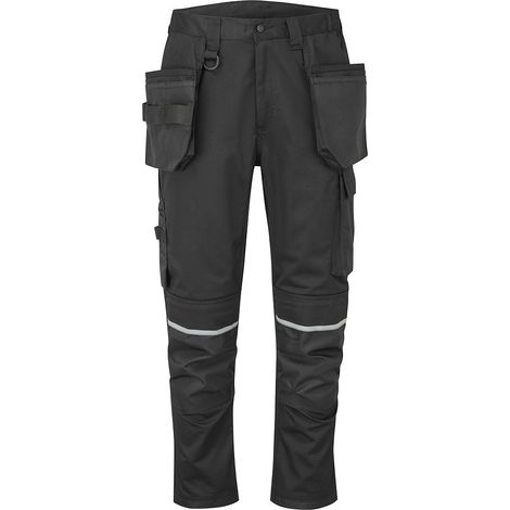Pantalon Stretch Wx2 Holster - Taille 46 - Noir  Short - Portwest