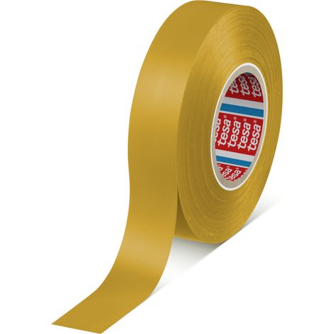 Ruban d'isolation électrique Tesa TESA en PVC Or 33m x 19mm x 0.126mm ( Prix pour 1 )