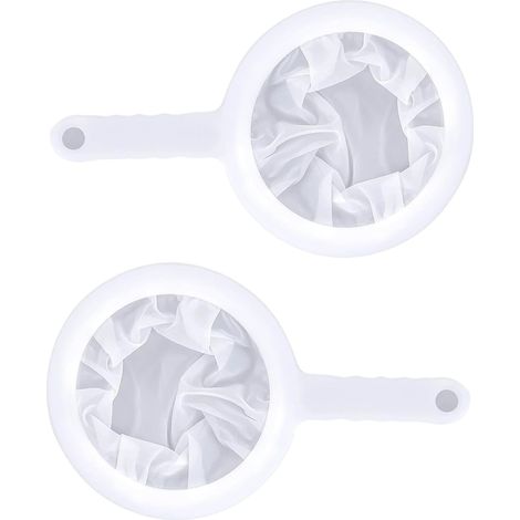 2 Filtres à Tamis Fin 100/400 Mailles, Tamis Cuisine, Passoire Nylon avec Poignée pour Jus, Lait, Café, Vin, Nettoyage Rapide, Sans BPA (1/5)