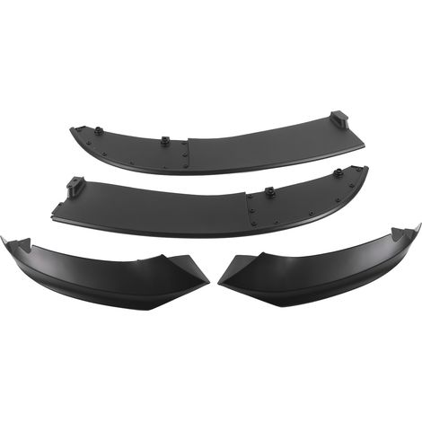 4 Pièces Lame Pare-Chocs Avant Spoiler Déflecteur Splitter Compatible Série 4 F32/F36/F33 2014-2020 Noir Mat (1/5)