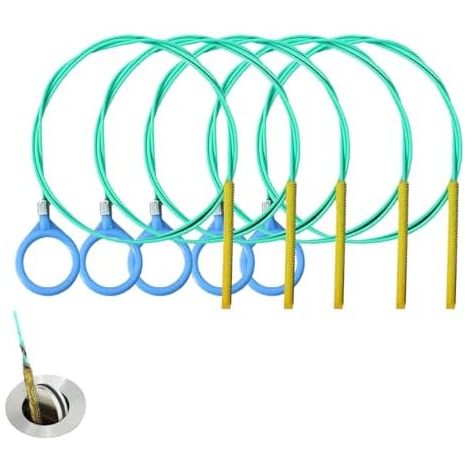 Furet Deboucheur Canalisation 90 cm Métal Brosse 5 Pièces - Nettoyage Evier Professionnel avec Tête Ronde pour Plomberie Professionnelle