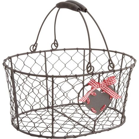 Metallkorb mit 2 beweglichen Griffen - Aubry Gaspard
