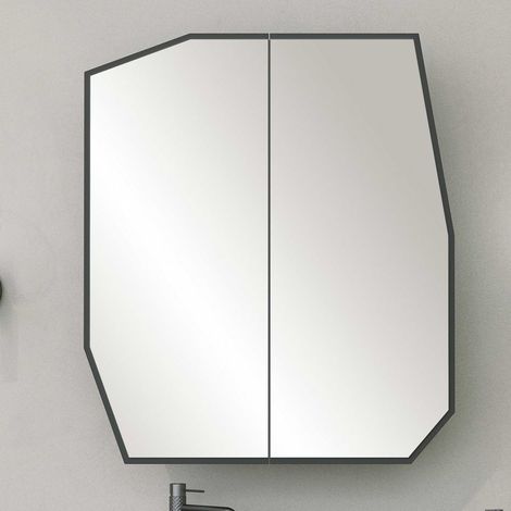 Quartz Meuble de salle de bain 100 % MDF Noir (1/5)