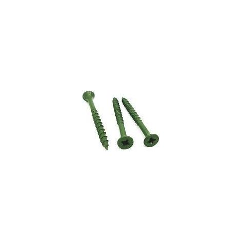 Unifix Decking Screws Pozi Csk Head Green Coating -