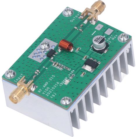 Amplificateur de Puissance RF 8W 30MHz-1GHz Module Haute Fréquence pour Émetteur Radio - Composant Électronique (1/5)