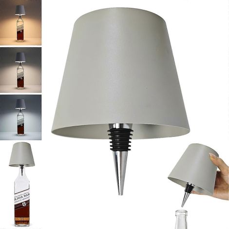 Lampe sans fil pour bouteille, 3 couleurs, rechargeable, pour bouteilles de vin, bars et restaurants (1/5)