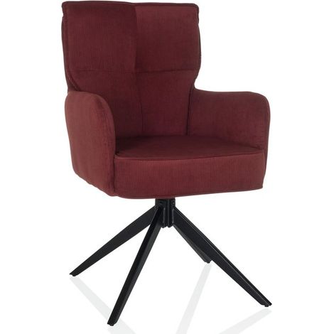 [GEBRAUCHT] B-Ware Hjh Living Tarugo Stuhl Polsterstuhl Drehstuhl Computersessel Esszimmerstuhl 299