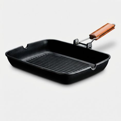 Induktionsgeeignete Aluminium-Bratpfanne 36x26 cm Cooking
