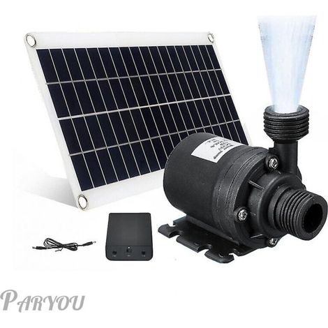 Pompe solaire 50W 800L/H DC 12V – Débit élevé pour aquarium et jardin – Installation facile – Matériaux ABS et métal - Dc12v (1/5)