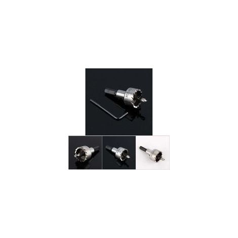 Forets de recherche de trous en acier inoxydable, jeu multi-dents de forets à métal en acier inoxydable, jeu de forets de scie cloche, diamètre 25 mm, pour alliages de bois et de métal (1/4)