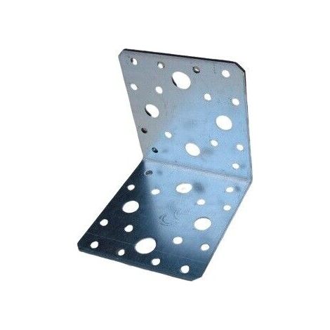 Piastra angolare 90° supporto trave legno lamellare mm 90x100 (cm 9x10) dimensione disponibile: senza rinforzo