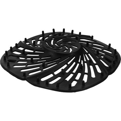 Toilet Paper Roll Extender Spring Loaded Flexible Black