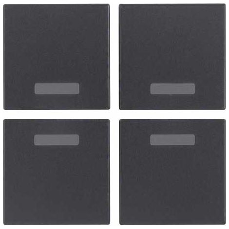 20841 Quattro Mezzi Tasti 1M Neutri Grigio Eikon