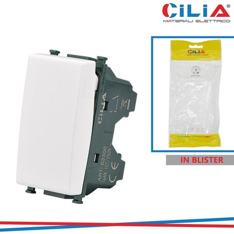 PULSANTE VMR PLN BIANCO CILIA